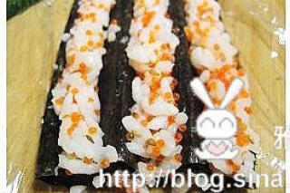 Jack-o-lantern Sushi recipe