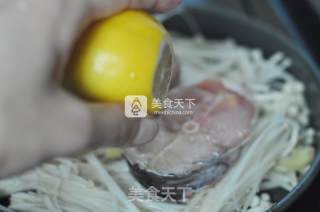 Easy Enoki Mushroom Grilled Fish recipe