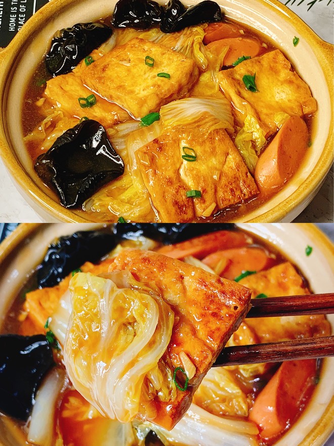 ✨invincible with Rice❗️cabbage, Ham, Tofu, So Delicious to Cry recipe