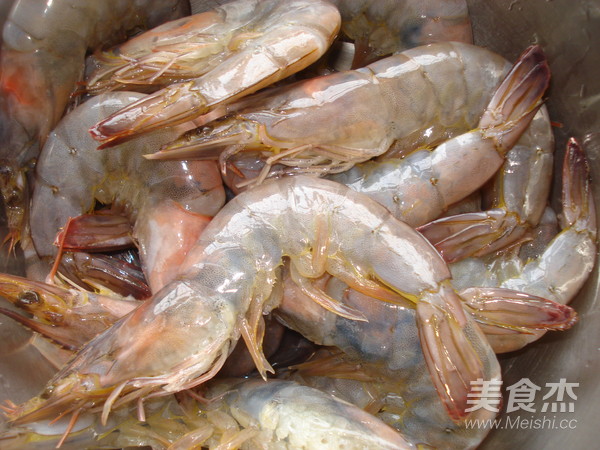 Steamed Prawns with Garlic Vermicelli recipe