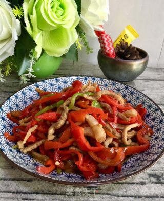 Stir-fried Shredded Pork with Hemp Pepper recipe