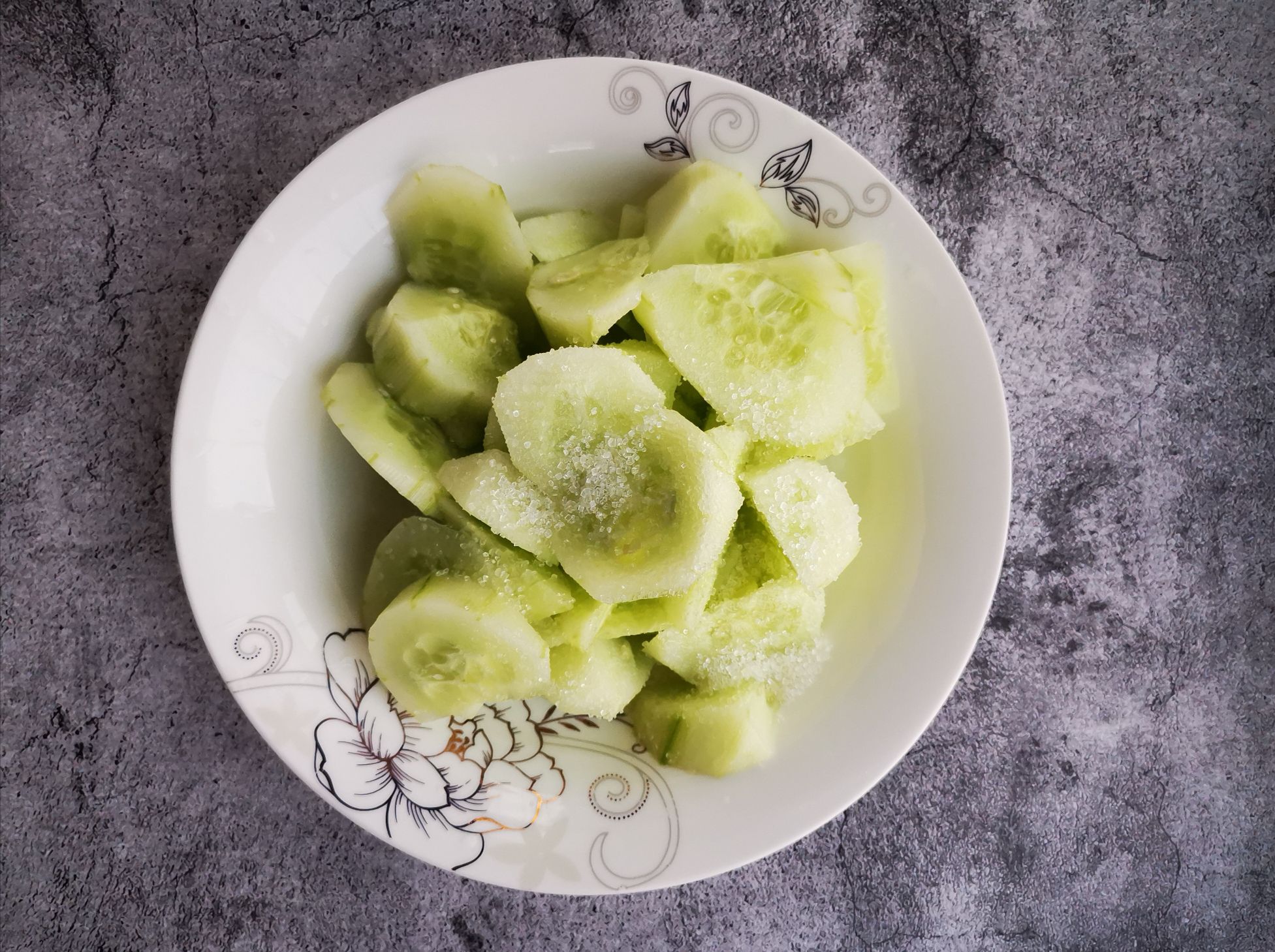 Cucumber in Sugar recipe