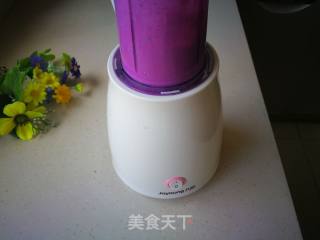 Strawberry Purple Potato Milkshake recipe