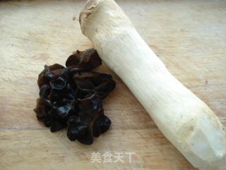 Fried Pleurotus Eryngii with Fungus recipe