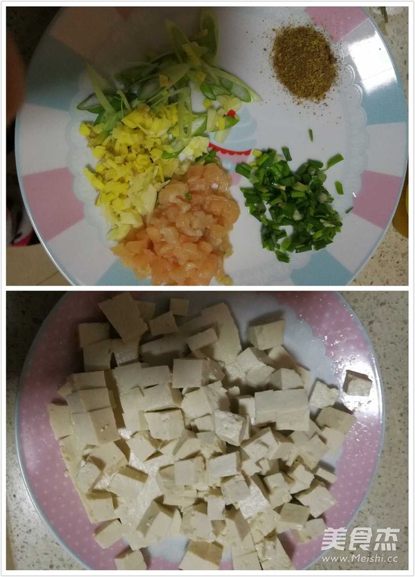 Mapo Tofu with Less Oil Chicken recipe