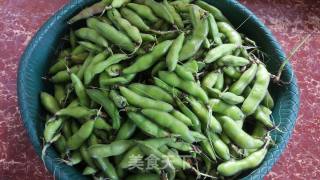 Green Onion and Rake Beans (scallion Roasted Broad Beans) recipe