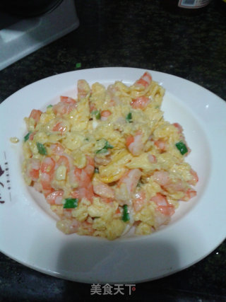 Shrimp Fried Eggs recipe