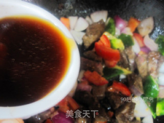 [pork Liver with Black Pepper and Tomato Sauce] recipe