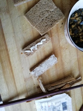 Homemade Pork Floss Toast Strips recipe
