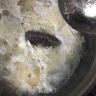Big Bone Sea Cucumber Shepherd's Purse Noodle recipe