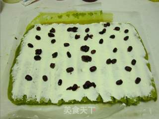 Matcha Red Bean Roll recipe
