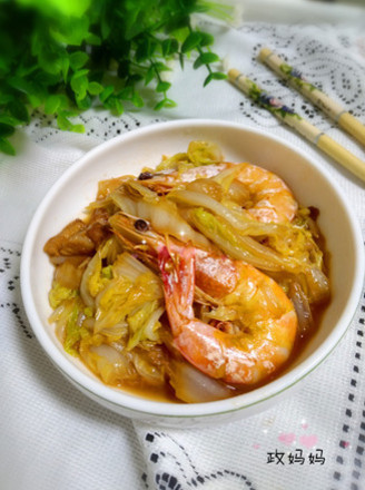 Braised Cabbage with Shrimp recipe