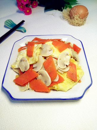 Scrambled Eggs with Mushrooms recipe