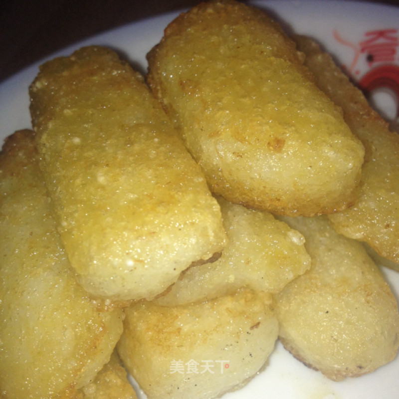 Pan-fried Glutinous Rice Cake recipe