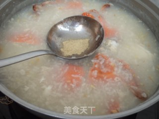 Double Rice Sea Crab Congee recipe