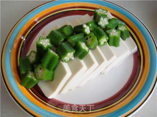 Tofu with Okra recipe