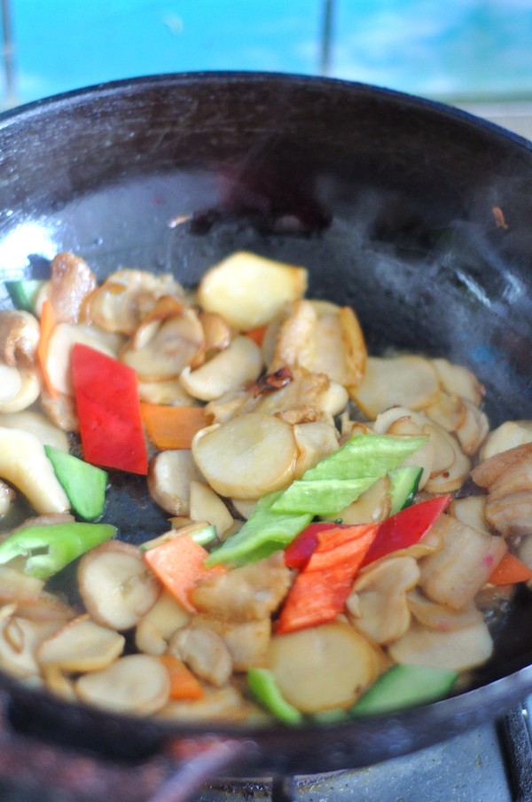 Colorful Fried Pork recipe