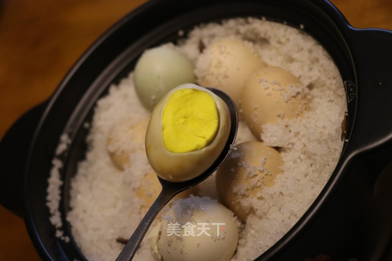 Salt Baked Eggs recipe