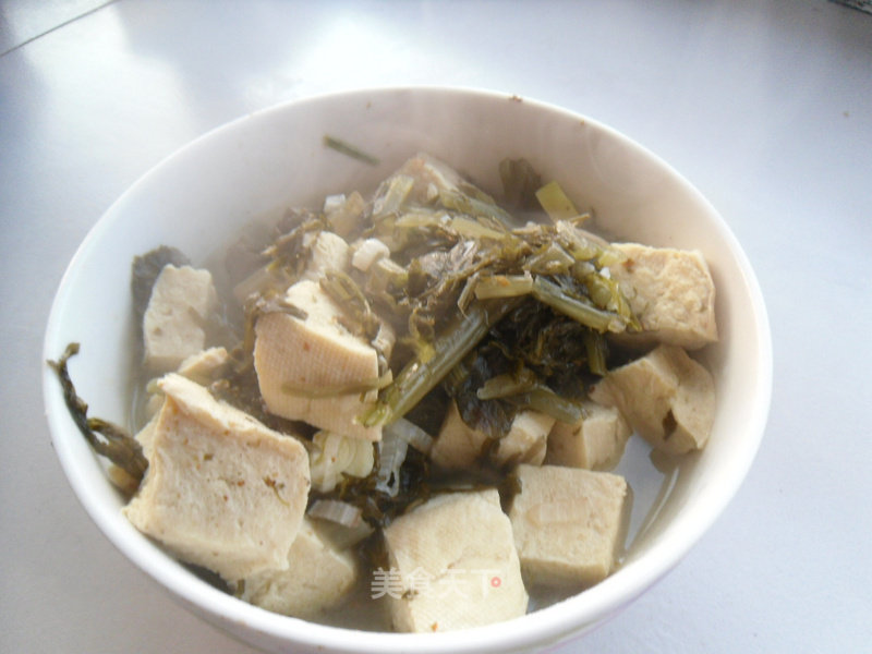 Frozen Tofu Potherb Mustard recipe