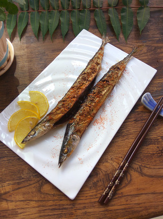 Grilled Saury with Cumin recipe