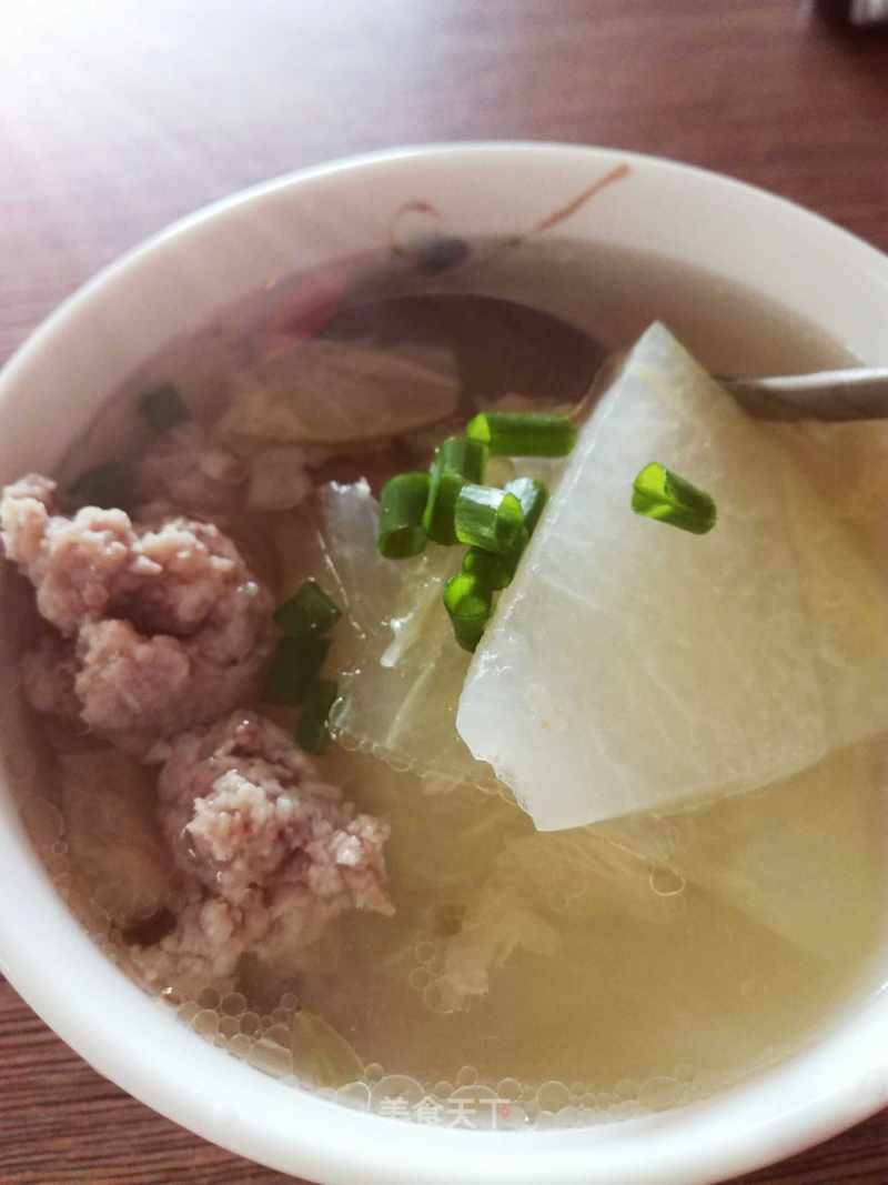Winter Melon Soup with Minced Meat recipe