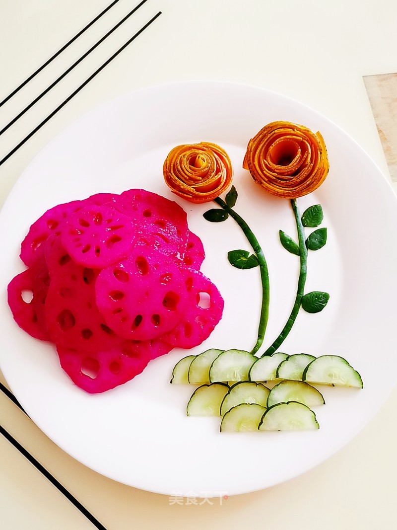 Rouge Lotus Root Slices recipe