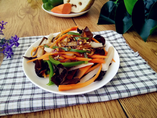 4 Shreds of Garlic Oyster Sauce recipe