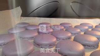 #aca明星饼大赛#purple Enamored Macarons recipe