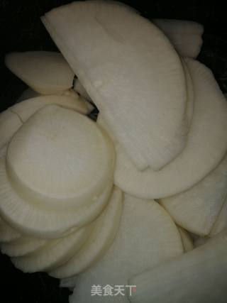 Braised Radish with Trotters recipe