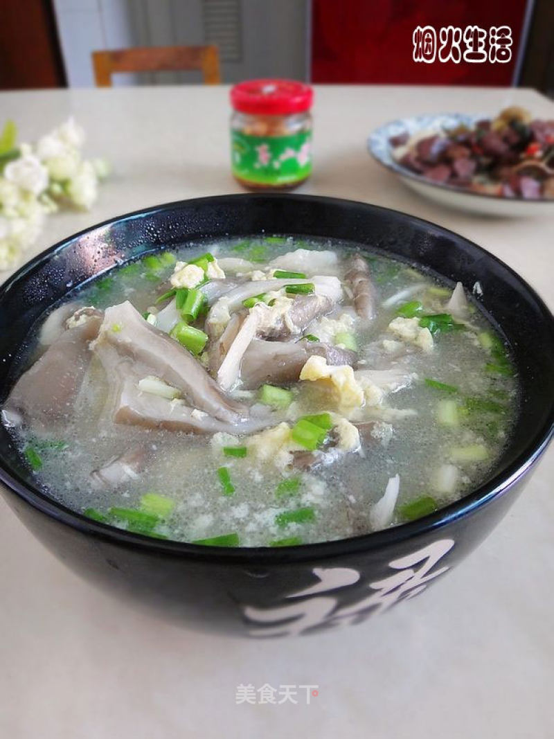 Mushroom Egg Soup recipe