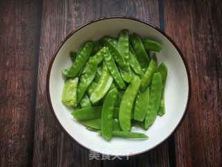 Garlic Snow Peas recipe