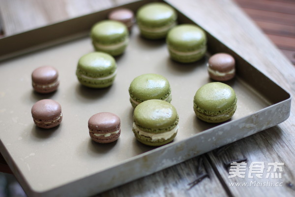 Passion Fruit Matcha Macaron recipe