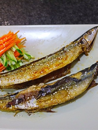 Pan-fried Saury recipe