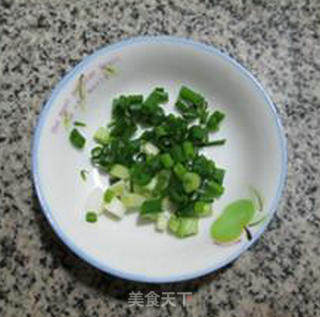 Glutinous Rice Cakes with Chives, Pepper and Salt recipe