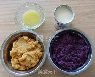 #aca烤明星大赛# Sweet and Sweet Double Potato Pie recipe