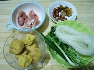 Soy Bean Soaked Vermicelli Chicken Soup recipe