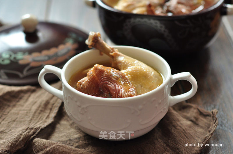 Red Mushroom Chicken Soup recipe