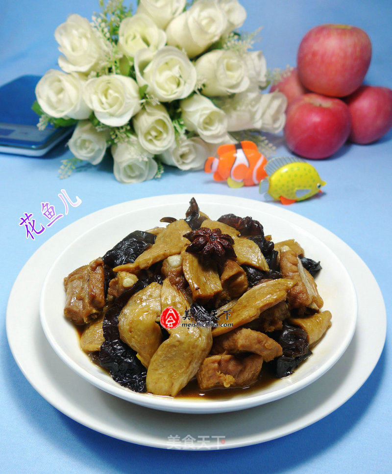 Soy Protein Black Fungus Grilled Pork Ribs recipe