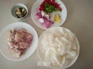Turnip Twice Cooked Pork recipe