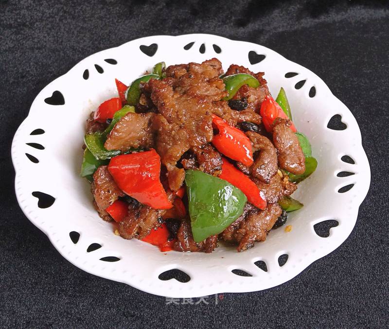 Stir-fried Beef with Seasoned Pepper recipe