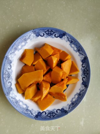 Pumpkin Congee with Red Dates and Glutinous Rice recipe