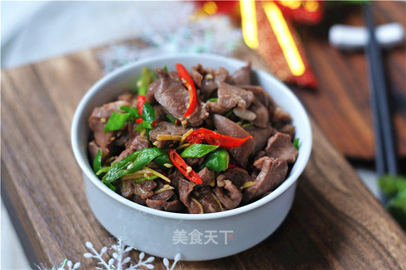 【hunan】spicy and Spicy Pork Tongue recipe