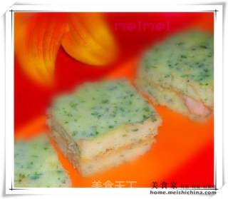 The Turquoise and Green Spring Festival Atmosphere is Here @@ Spinach Cake recipe