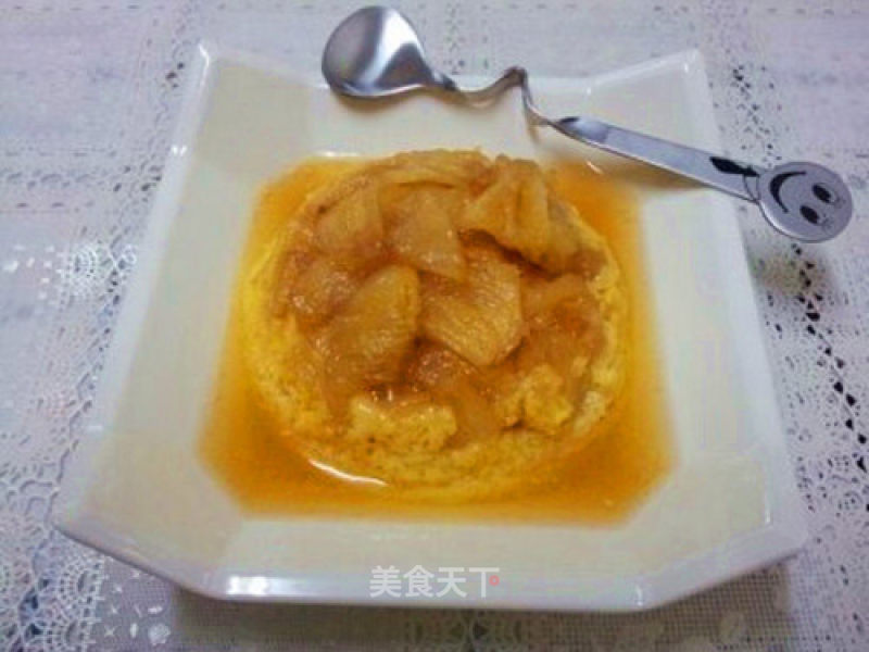 Caramelized Pineapple Steamed Egg