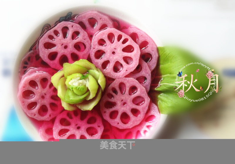 Rouge Lotus Root Slices recipe