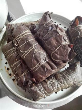 Rhubarb Rice and Bacon Zongzi recipe