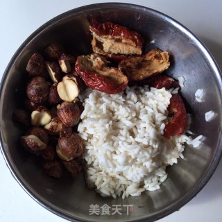 Sweet Potato Stomach Rice Porridge recipe