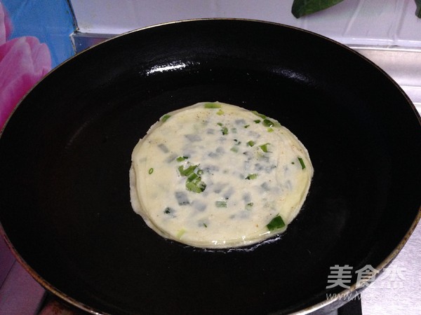 Dumpling Crusted Scallion Pancake recipe