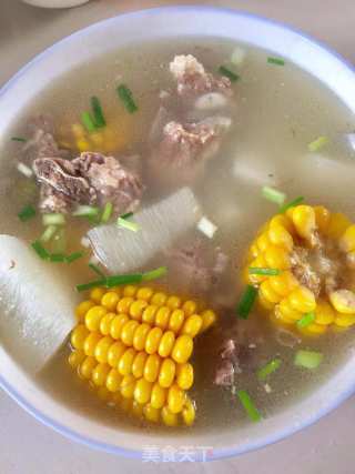 Corn Yam Pork Ribs Soup recipe