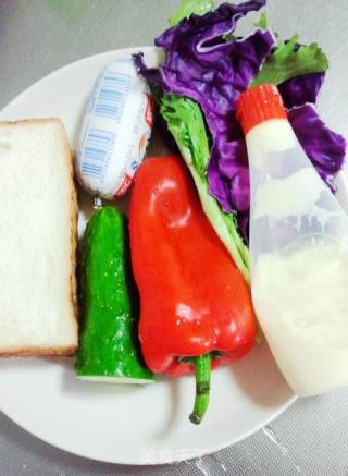 Vegetable "ice Cream" Sandwich recipe